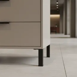 Namještajna nožica MODERO / Crna mat