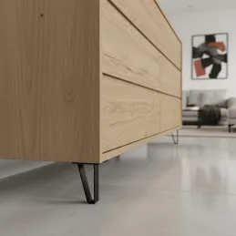 Namještajna nogica SONIA / Crna mat