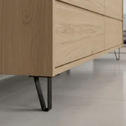 Namještajna nogica SONIA / Crna mat