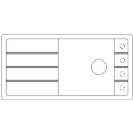 Kameninijski sudoper Blanco FARON XL 6 S / Antracit
