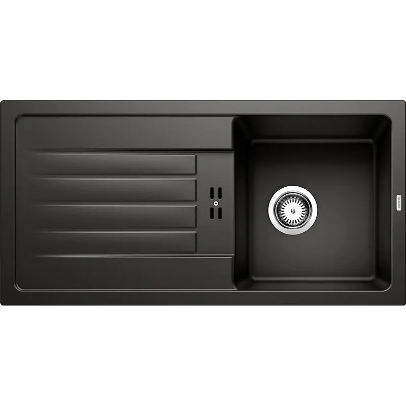 Kameninjski sudoper Blanco FAVUM 45 S / Crna