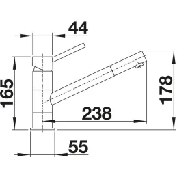 Baterija Blanco KANO / Crna mat