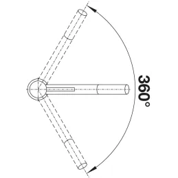 Baterija Blanco KANO / Crna mat