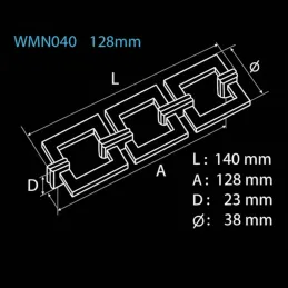Ručka ORION TRIO / Krom sjajni