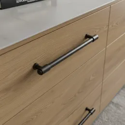 Ručka TINA / Crna mat