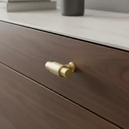 Ručka knopka TINA DUO / Brušeno zlato