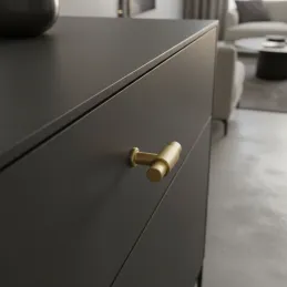 Ručka knopka TINA DUO / Brušeno zlato