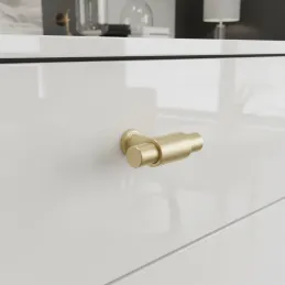 Ručka knopka TINA DUO / Brušeno zlato