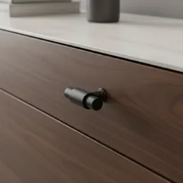 Ručka knopka TINA DUO / Crna mat