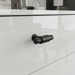 Ručka knopka TINA DUO / Crna mat