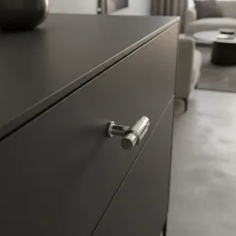 Ručkica knopka TINA DUO / Sjajni nikl