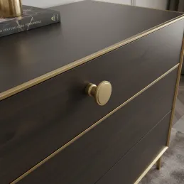 Ručka knopka TINA / Brušeno zlato