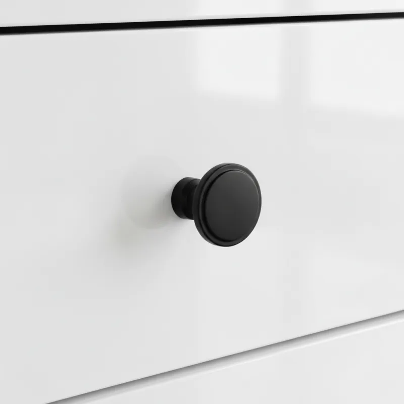 Ručka knopka TINA / Crna mat