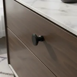 Ručka knopka TINA / Crna mat