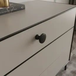 Ručka knopka TINA / Crna mat