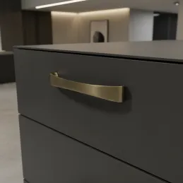 Ručka VITTO / Zlatna patina brušena