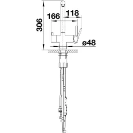 Baterija Blanco FONTAS II / silgranit