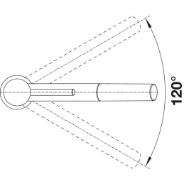 Blanco KANO-S slavina s tušem / Sjajni krom