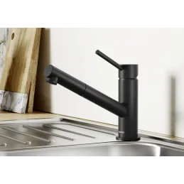 Blanco KANO-S slavina s tušem / Crna mat