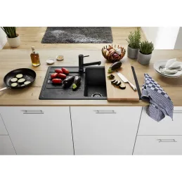 Blanco KANO-S slavina s tušem / Crna mat