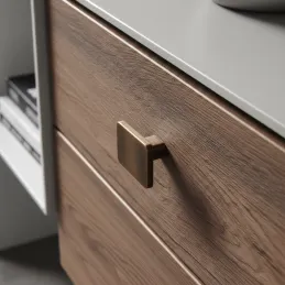 Ručka SIMPS gumb / Brušeni mesing