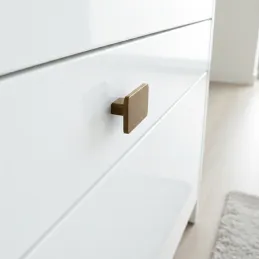 Ručka SIMPS gumb / Brušeni mesing