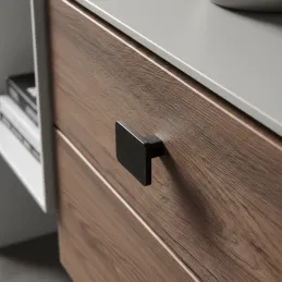 Ručka SIMPS knopka / Crna patina