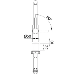 Baterija za prozor Blanco LANORA F / Polirani nehrđajući čelik