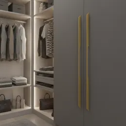 Šatna ručka HANNA / Zlatna