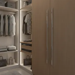 Garderobna ručka HANNA / Sjajni krom