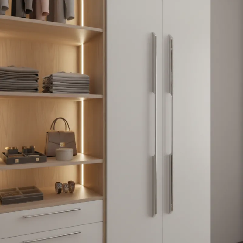 Garderobna ručka HANNA / Sjajni krom