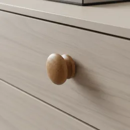 Gumb MASSIVE / Lakirani Hrast