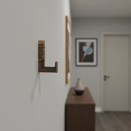 Vješalica TAU / Brušeni mesing