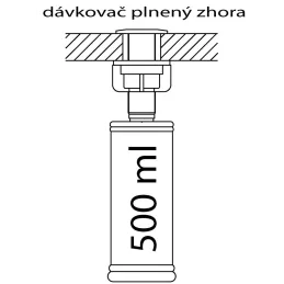 Dozator deterdženta Blanco LIVIA / Sjajni krom