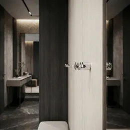 Vješalica PING / sjajni krom