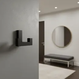 Vješalica TELGADO DUO / Crna mat