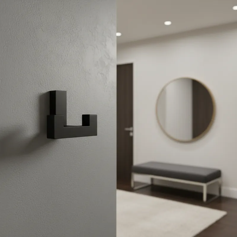 Vješalica TELGADO DUO / Crna mat