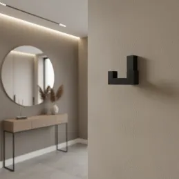 Vješalica TELGADO DUO / Crna mat