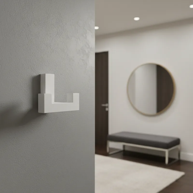 Vješalica TELGADO DUO / Bijela mat