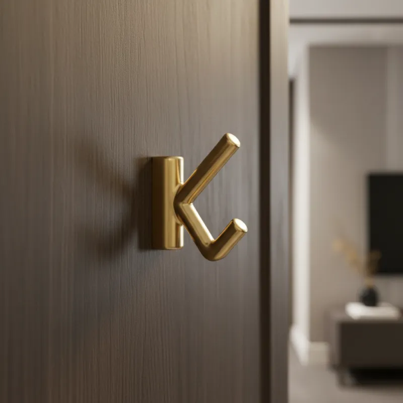 Vješalica VIDOX / Zlatno brušena