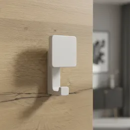 Vješalica GINERVA / Bijela mat