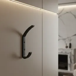 Namještajna vješalica FIT Maxi / Crna mat