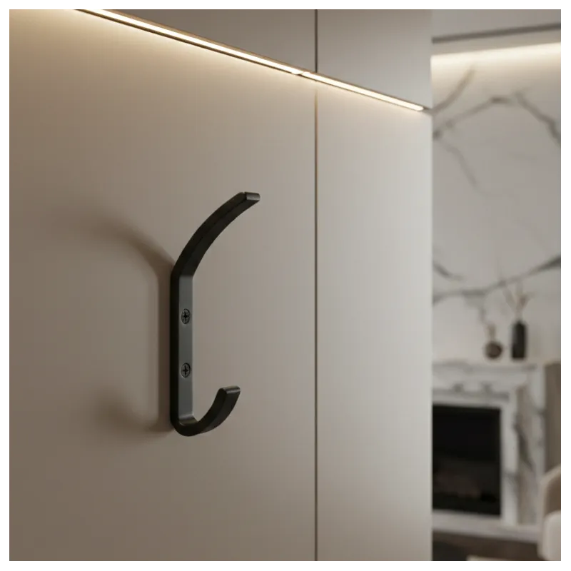 Namještajna vješalica FIT Maxi / Crna mat