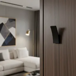 Vješalica AVALION / Crna mat