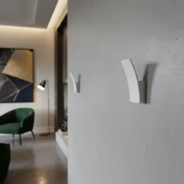 Ručka knopka AVALION / Bijela mat