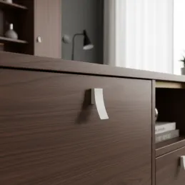 Ručka knopka AVALION / Bijela mat