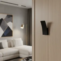 Ručka knopka AVALION / Crna mat završna obrada