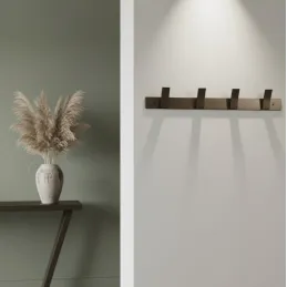 Vješalica za zid AVALION XL / Crna mat