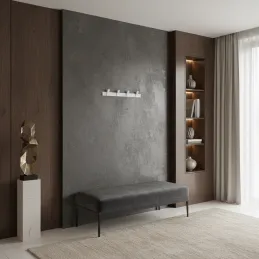 Vješalica za zid AVALION XL / Bijela mat