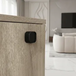 Ručka knopka LOGAN / Crna mat